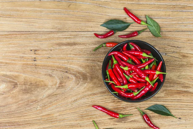 A bowl of pepper