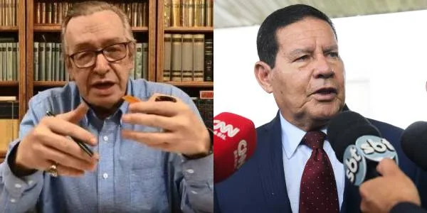 Mourão lamenta morte de Olavo de Carvalho, mas cita 'diferença de opinião'