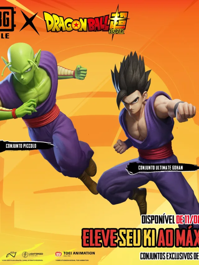 PUBG MOBILE x DRAGON BALL SUPER traz Piccolo, Gohan e mais