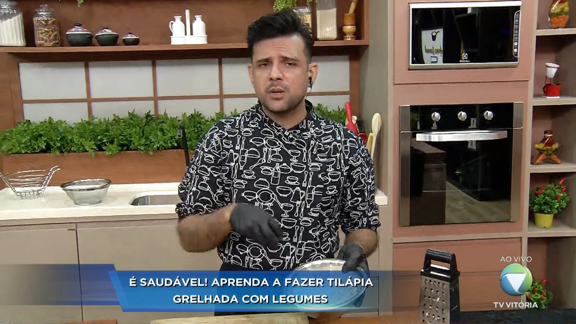 Espaço Gourmet: tilápia grelhada com legumes