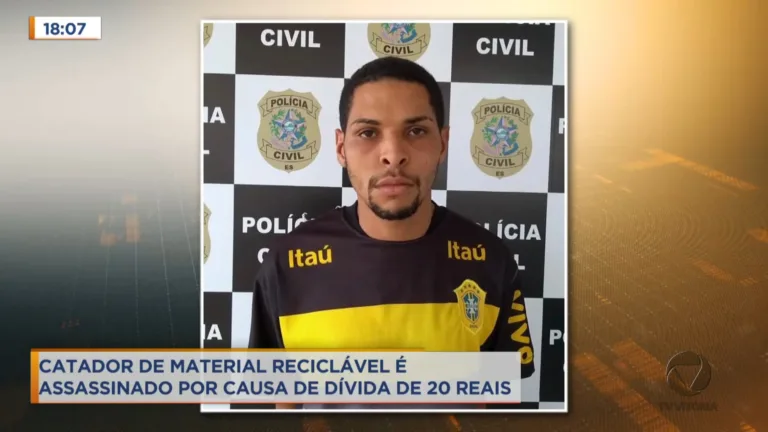Polícia prende suspeito que confessa ter matado catador de materiais recicláveis