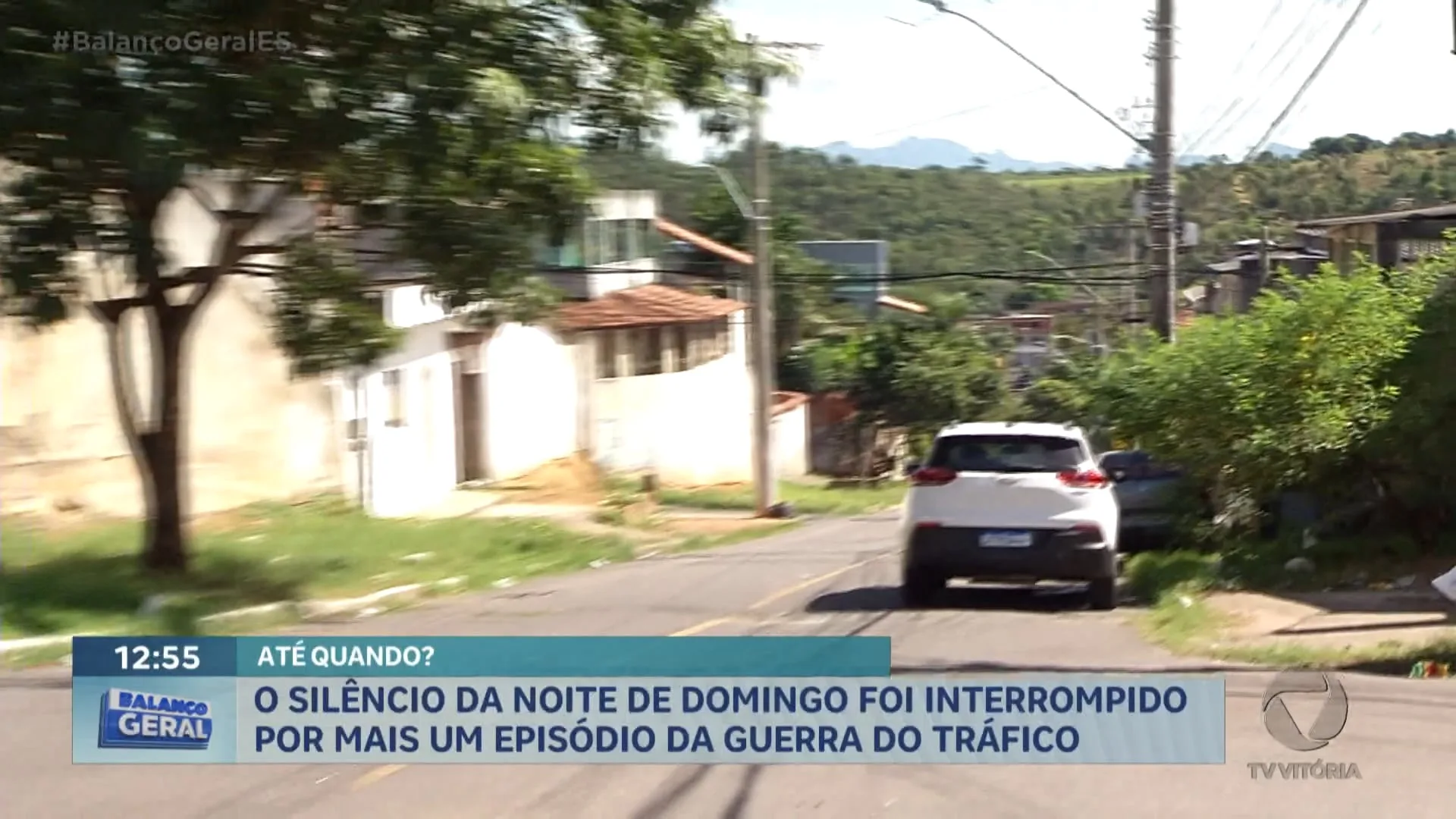 Silêncio da noite de domingo é interrompido por tiroteio