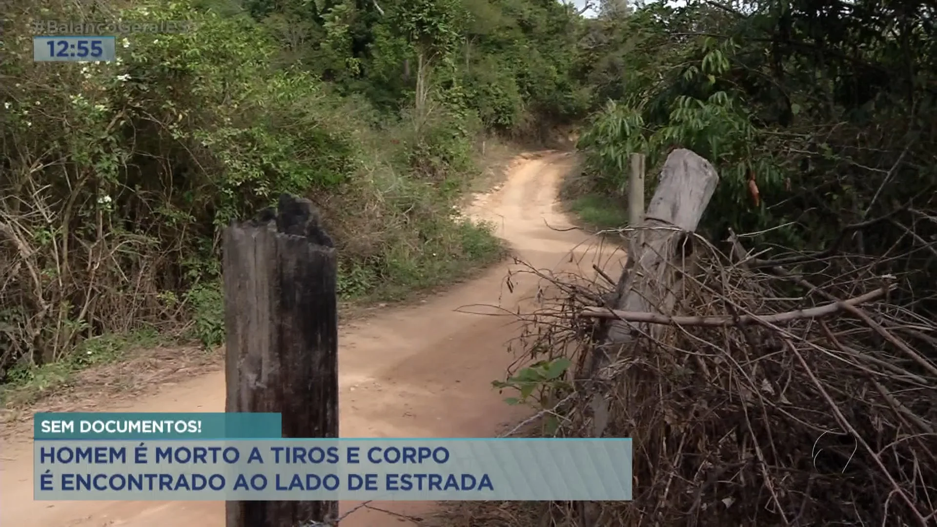 Homem é morto a tiros e corpo encontrado em estrada de Morada da Barra, em Vila Velha