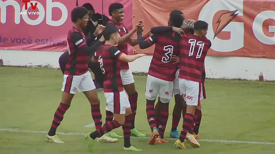 Aster marca golaço, mas é goleado pelo Flamengo e cai na Copa do Brasil sub-20