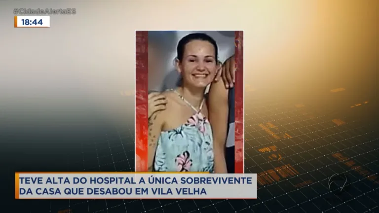 Sobrevivente de desabamento recebe alta do hospital