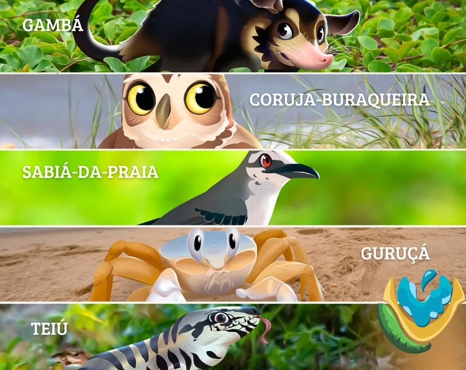 Enquete vai decidir quem será o mascote do projeto Vitória da Restinga. Veja como votar!