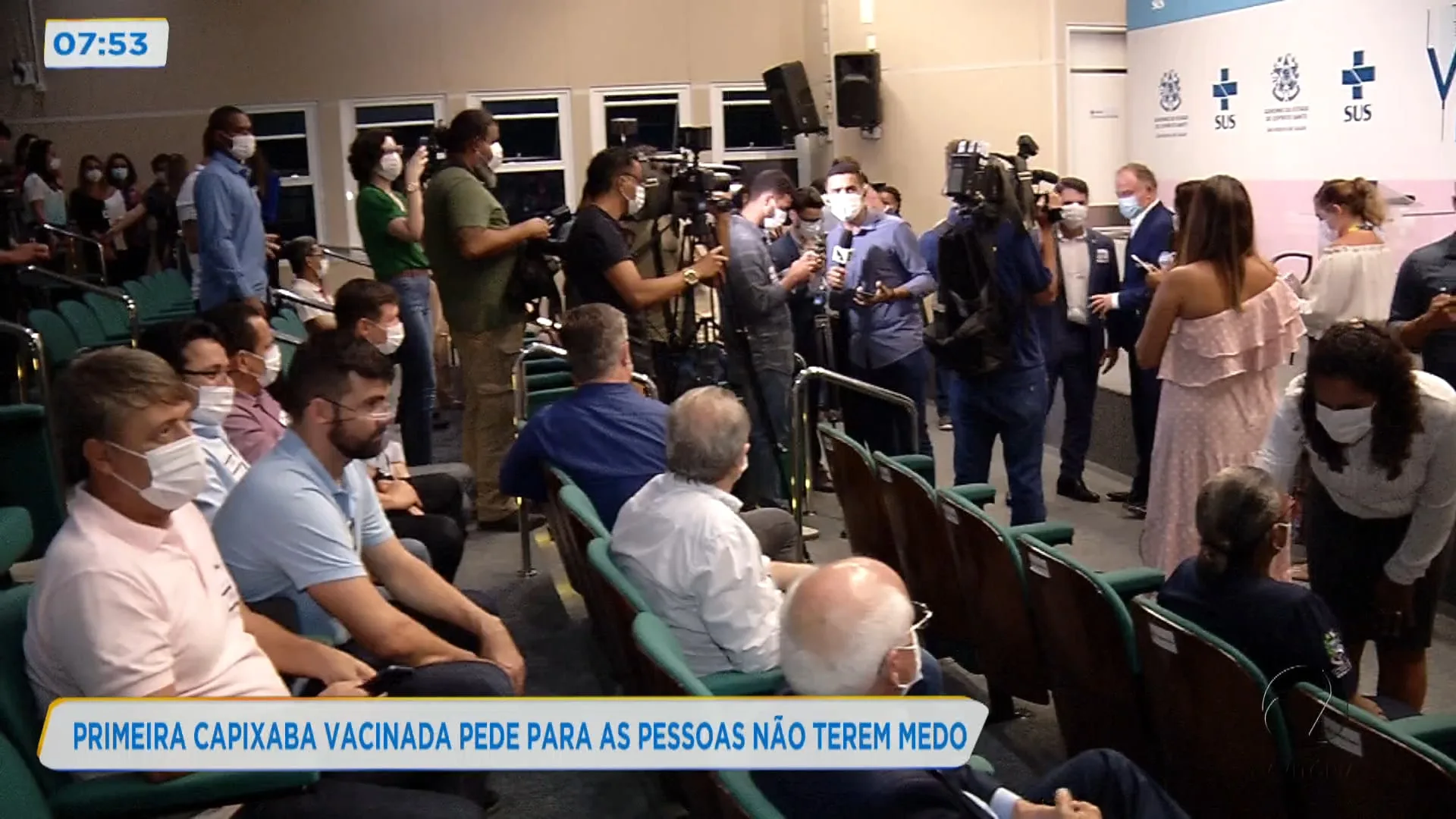 Técnica em enfermagem é a primeira Capixaba vacinada contra Covid-19 no Estado