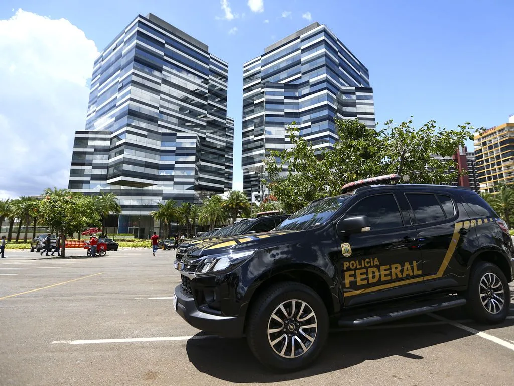 Cerimônia de inauguração da nova sede da Polícia Federal, em Brasília.