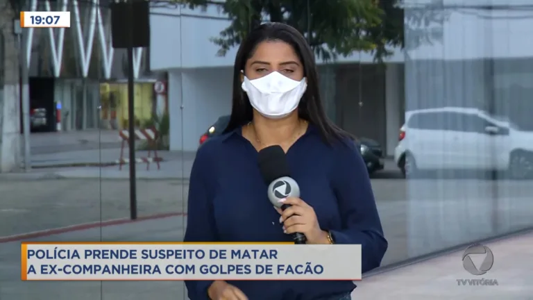 Polícia prende suspeito de matar ex-companheira com golpes de facão em Colatina