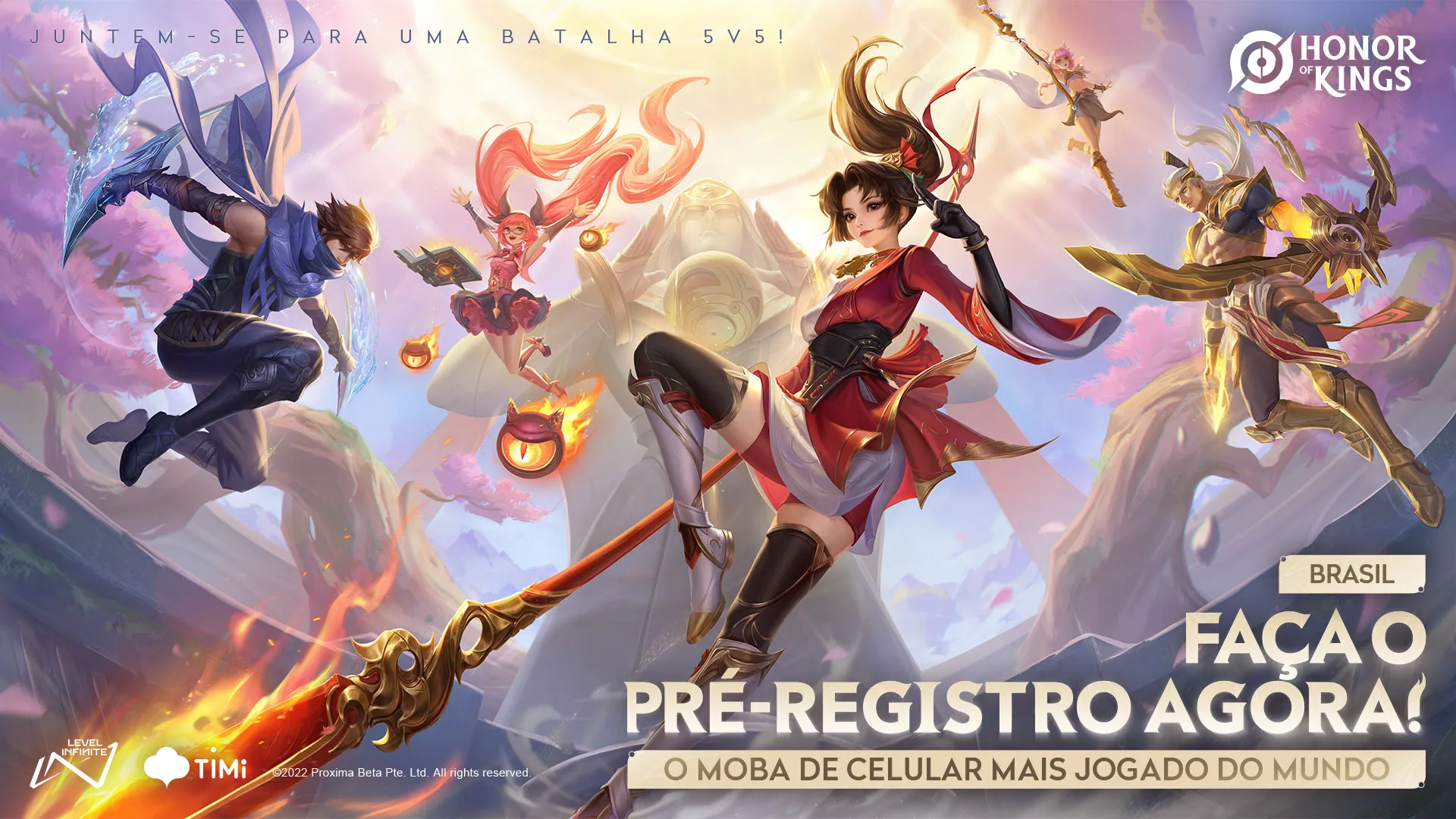 Honor of Kings abre pré-registro para Android e iOS no Brasil