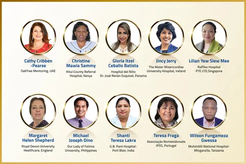 Anunciados os 10 profissionais de enfermagem finalistas do Aster Guardians Global Nursing Award 2023, estipulado em US$ 250 mil