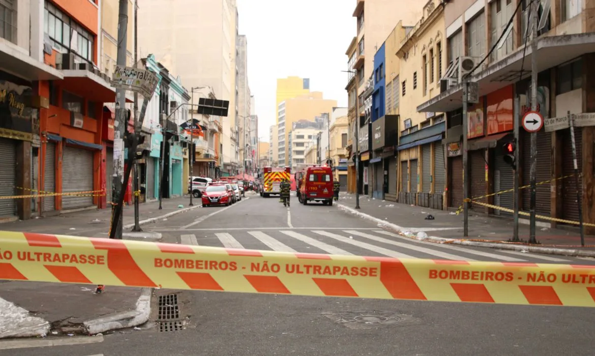 Incêndio no centro de São Paulo