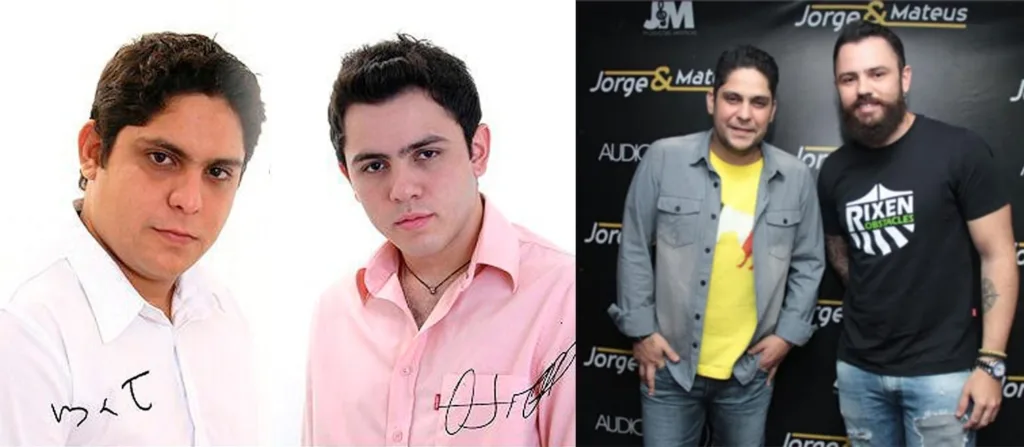 Jorge e Matheus Antes e Depois