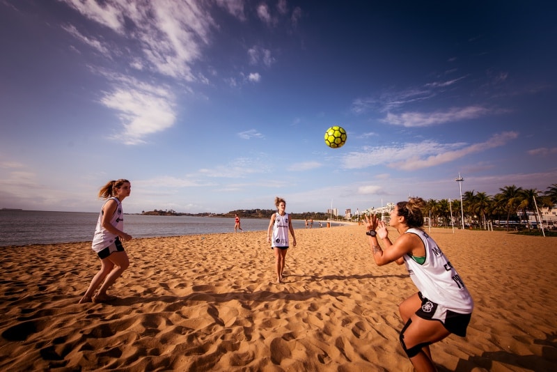 ENTREVISTA ATLETAS BEACH SOCCER DA CAPITAL, CONVOCADAS PARA A EUROCOPA