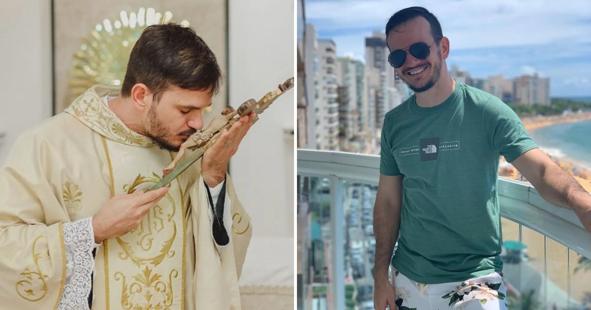 Na mesma agência de Whindersson, padre capixaba que bomba nas redes diz estar feliz