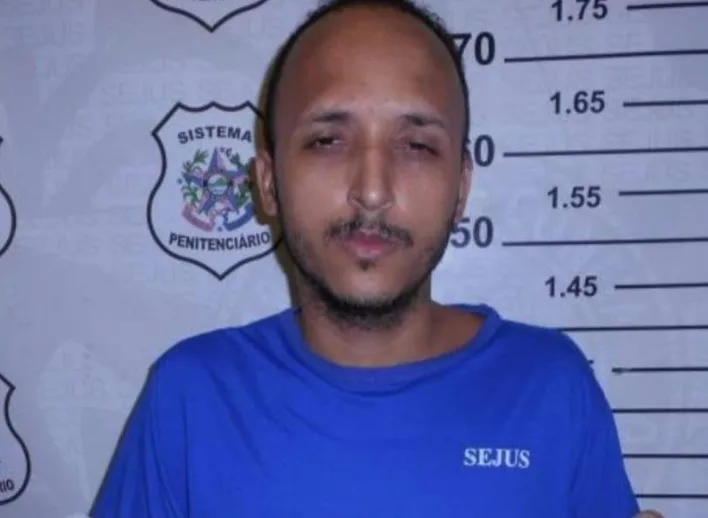 Após apanhar, 2º fugitivo do presídio de Xuri é recapturado na Serra