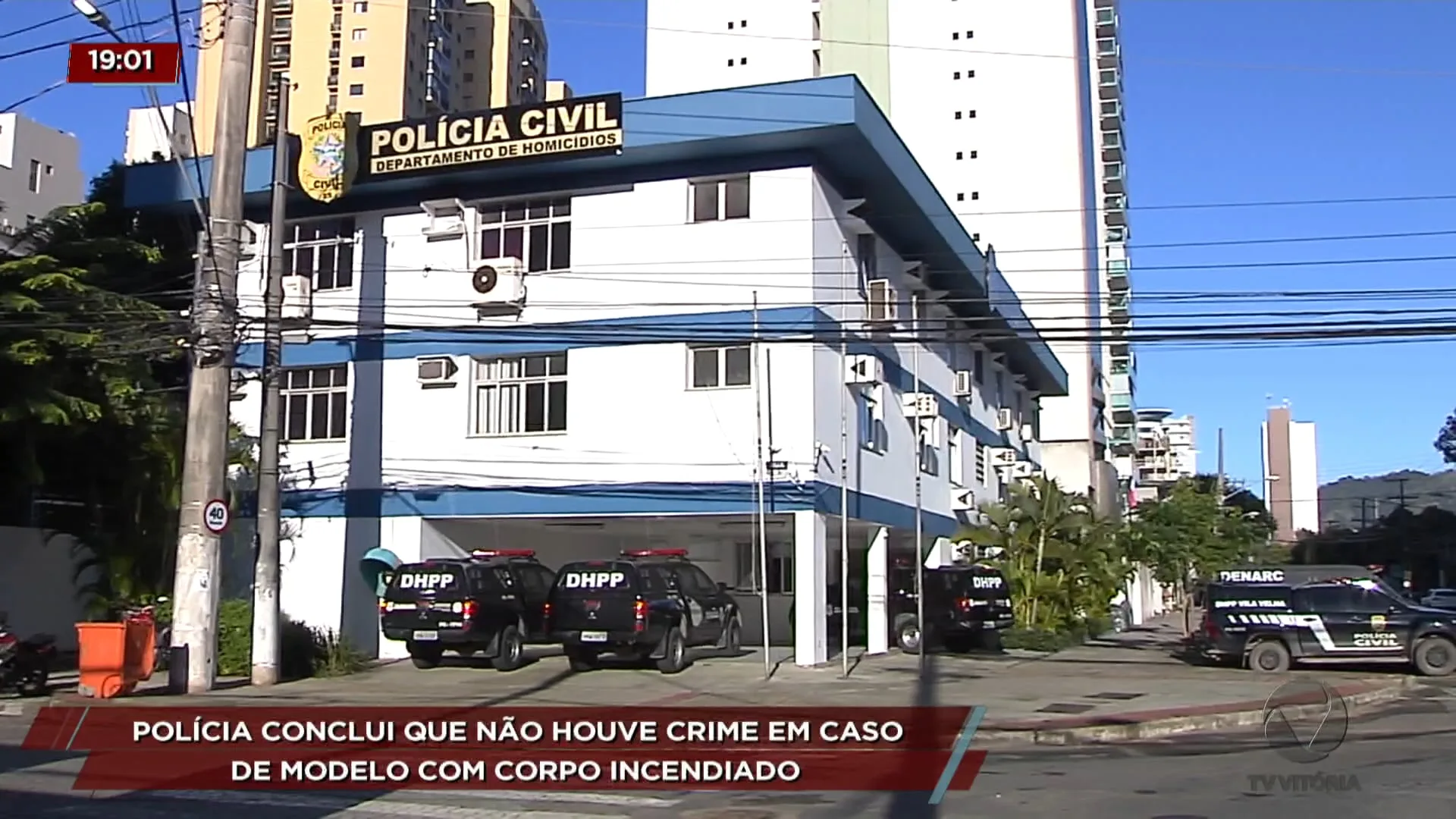 Polícia conclui que não houve crime em caso de modelo com corpo queimado