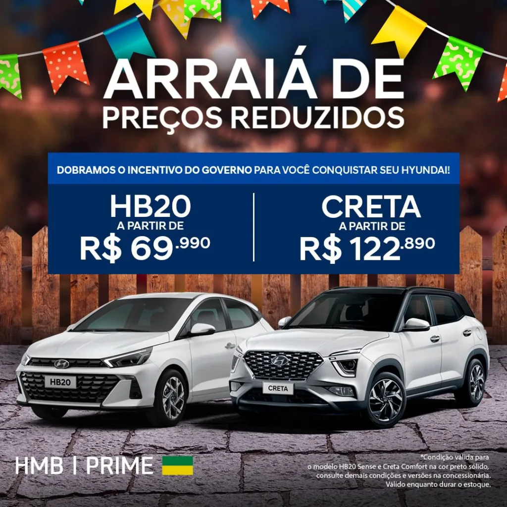 Arraiá de Preços Reduzidos com pescaria de carro zero quilômetro