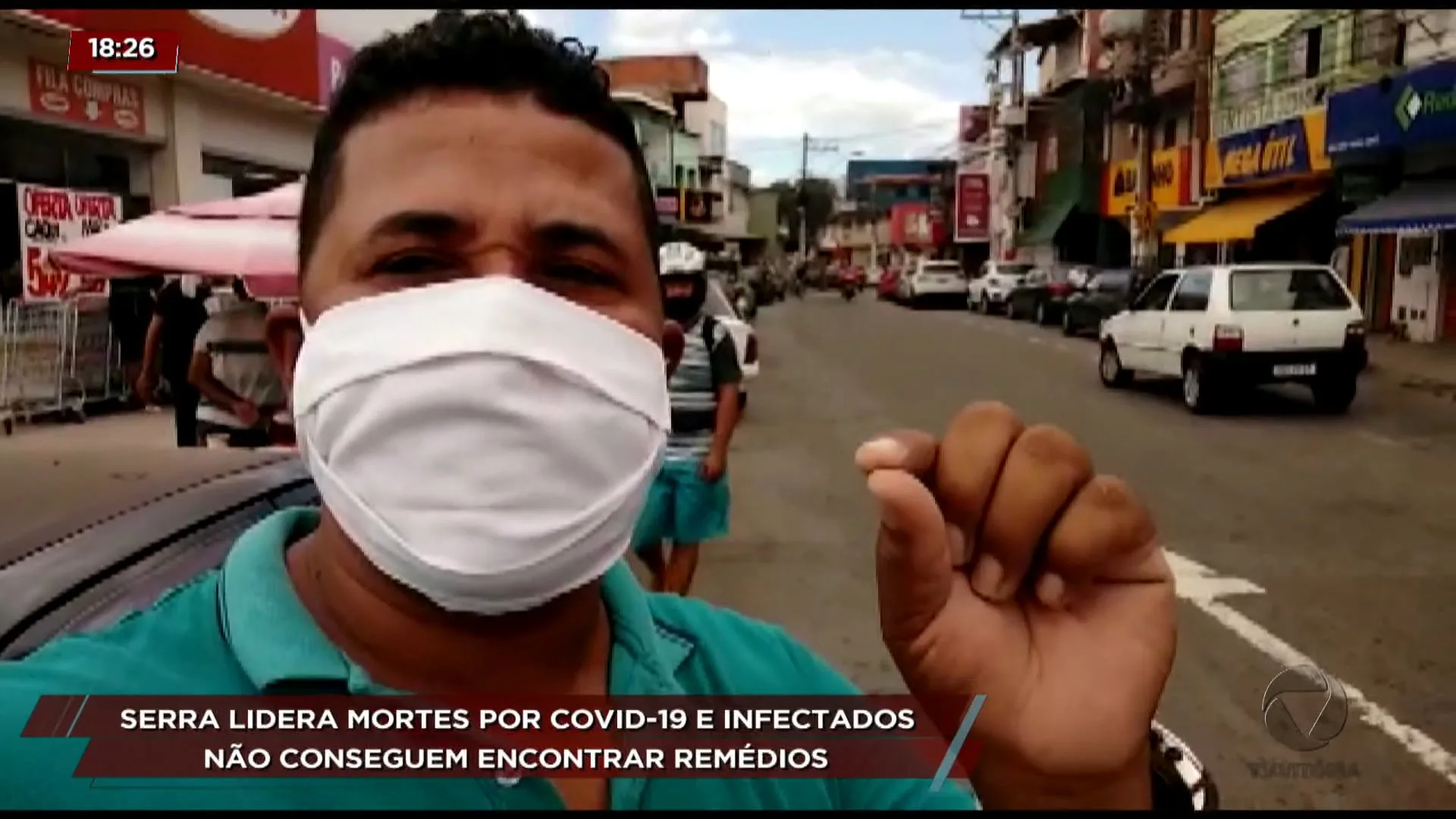 Serra lidera mortes por COVID-19 e infectados reclamam que não conseguem encontrar remédios