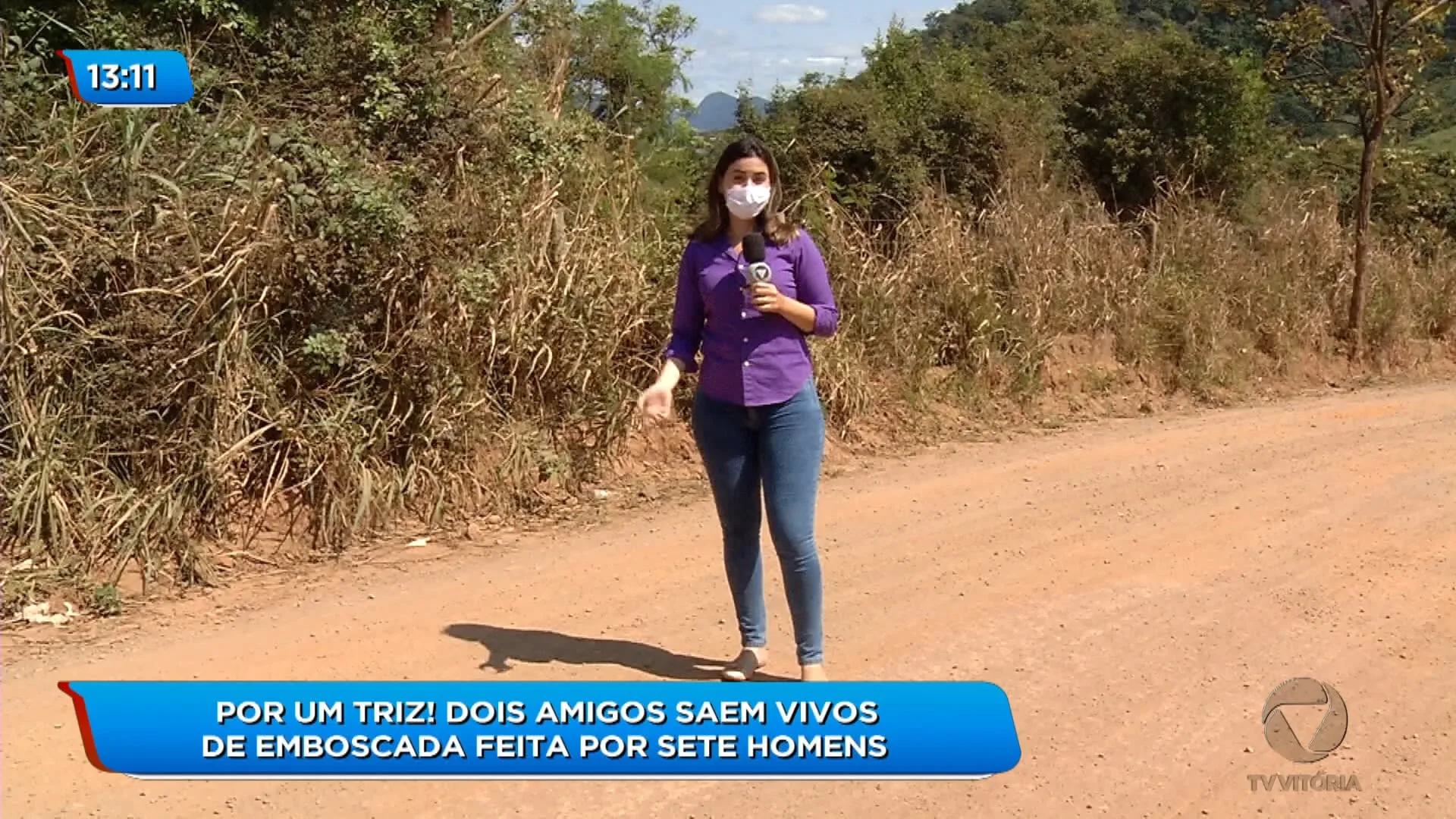 Jovem leva tiro no rosto em emboscada