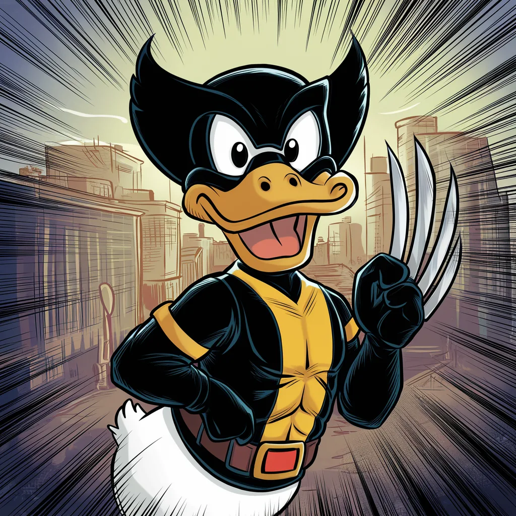 Wolverine e Pato Donald: O primeiro crossover da Marvel e da Disney