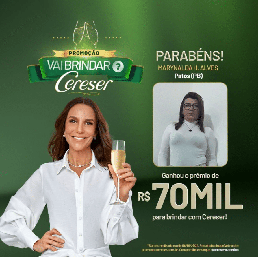 Vai para Paraíba o grande prêmio da Promoção Cereser   