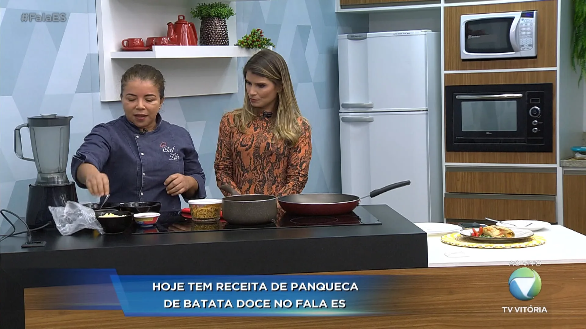 Espaço Gourmet: Panqueca de batata doce