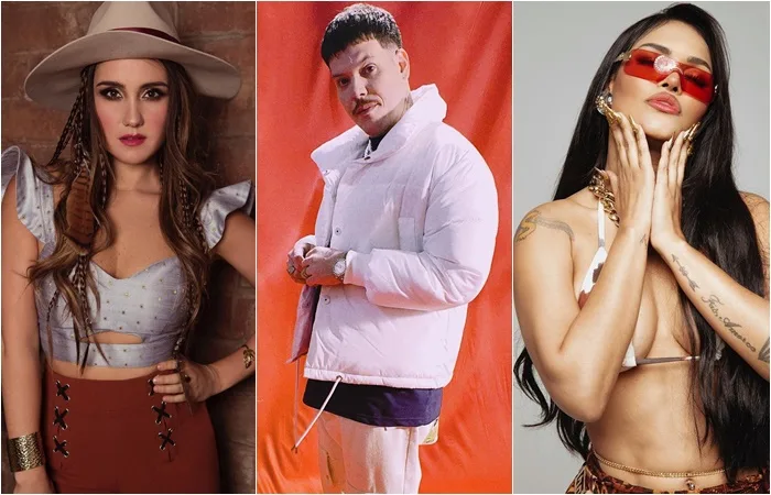 VÍDEO | Depois do funk, ex-RBD Dulce María lança pagode com Flay e Ferrugem