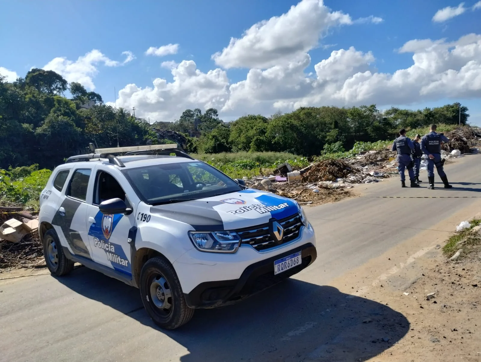 Corpo de jovem é encontrado em lixão próximo a obra do Hospital Geral de Cariacica