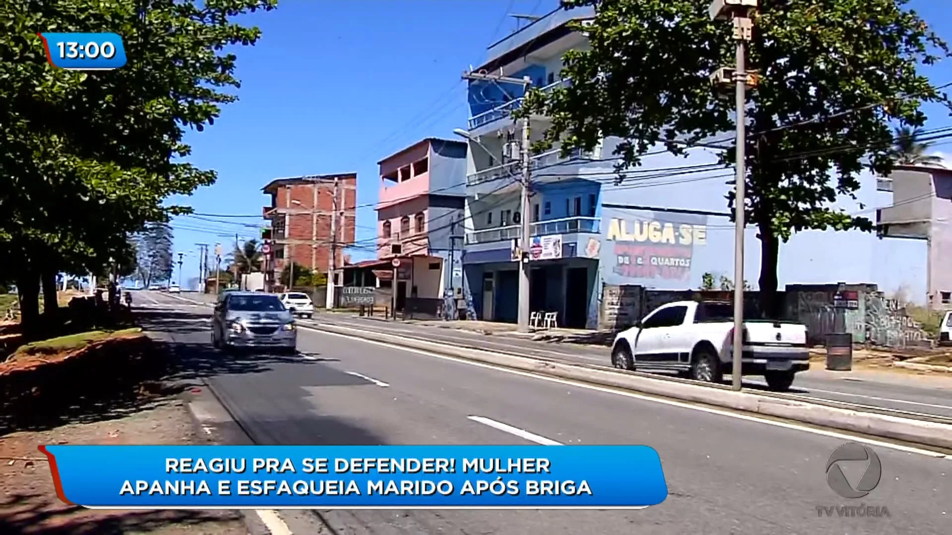 Mulher é agredida e esfaqueia o marido