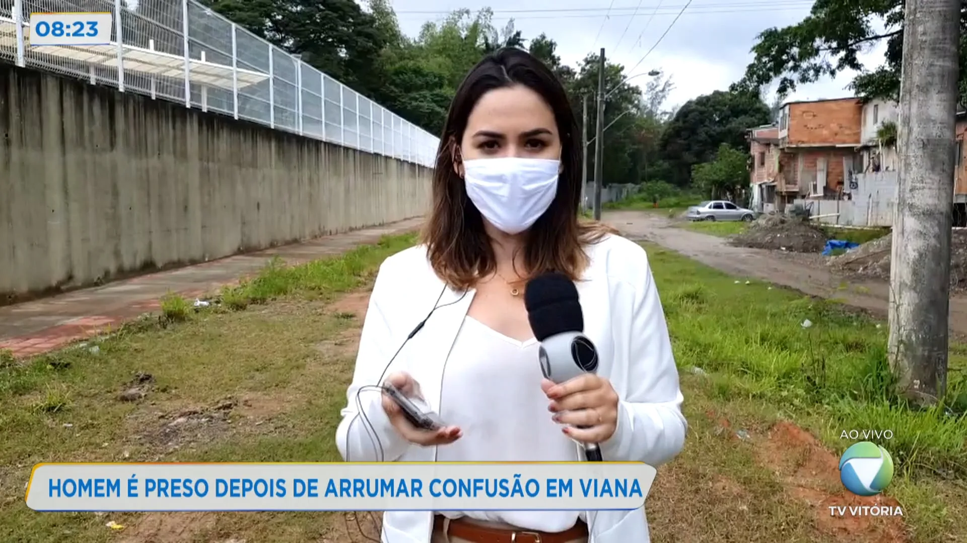 Homem é preso depois de arrumar confusão em Viana