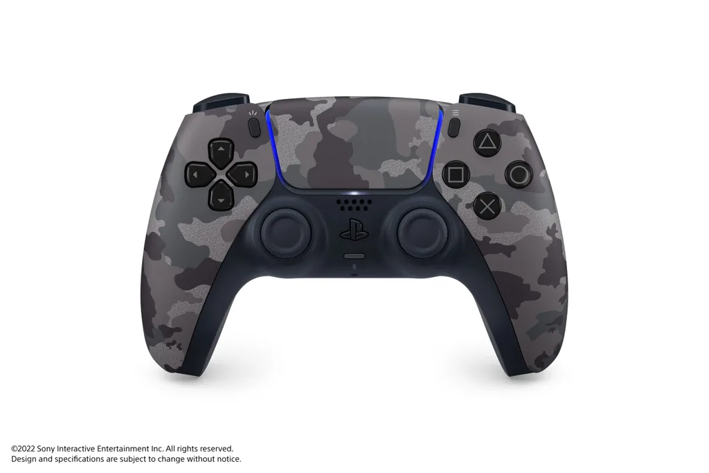 A coleção Gray Camouflage se junta aos acessórios para PlayStation 5