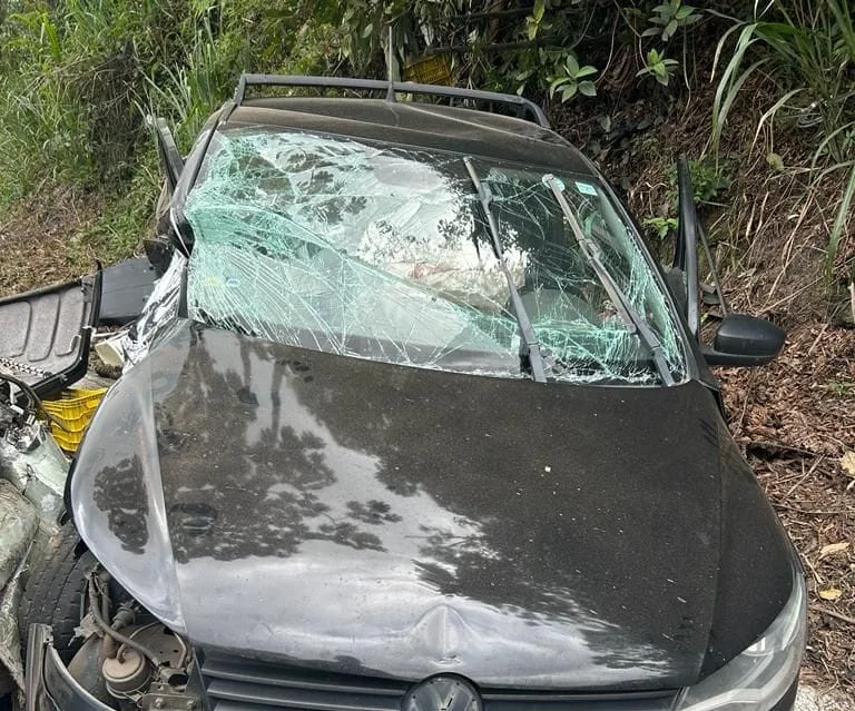 BR-262 é totalmente interditada após acidente em Marechal Floriano