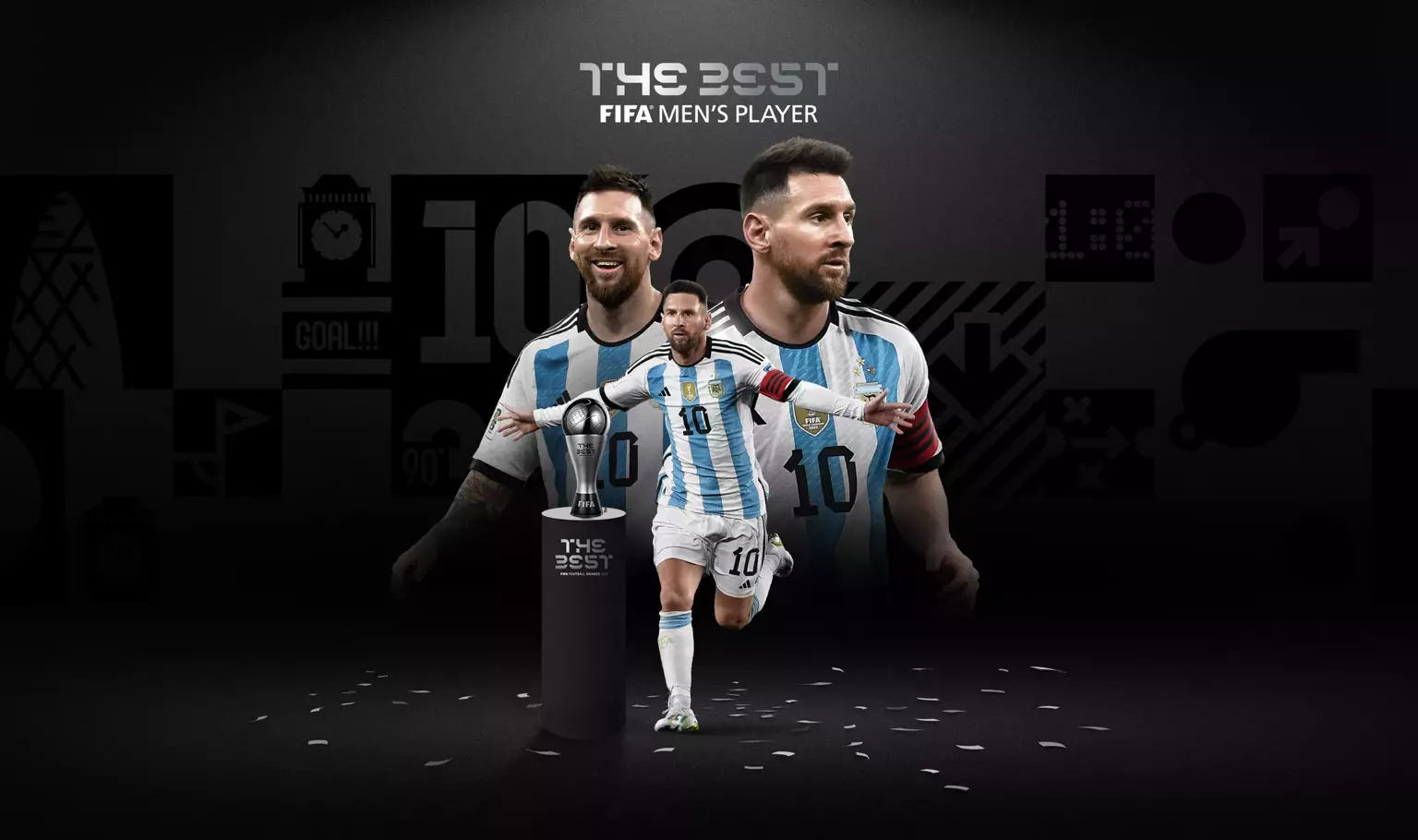 Messi é eleito melhor do mundo pela 8ª vez, em cerimônia esnobada pelos finalistas