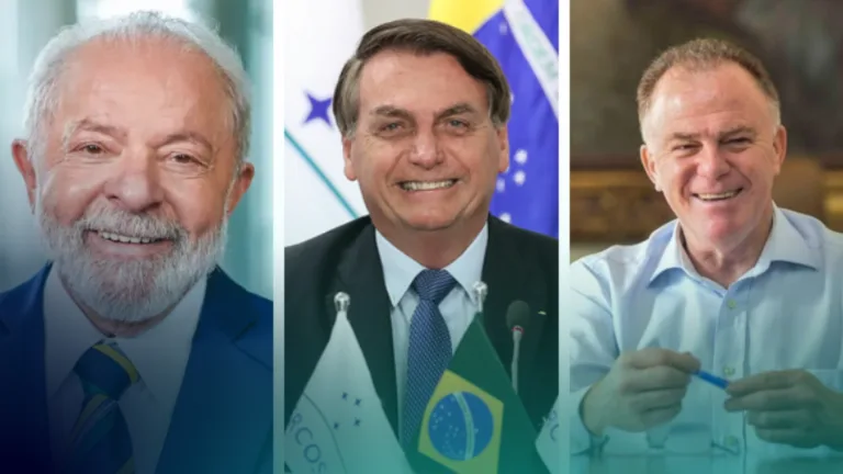 Lula, Bolsonaro e Casagrande. Foto: Montagem/Folha Vitória