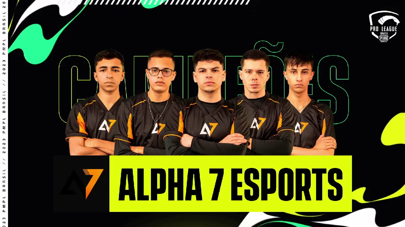 Alpha 7 vence o PUBG MOBILE Pro League Brasil Spring 2023