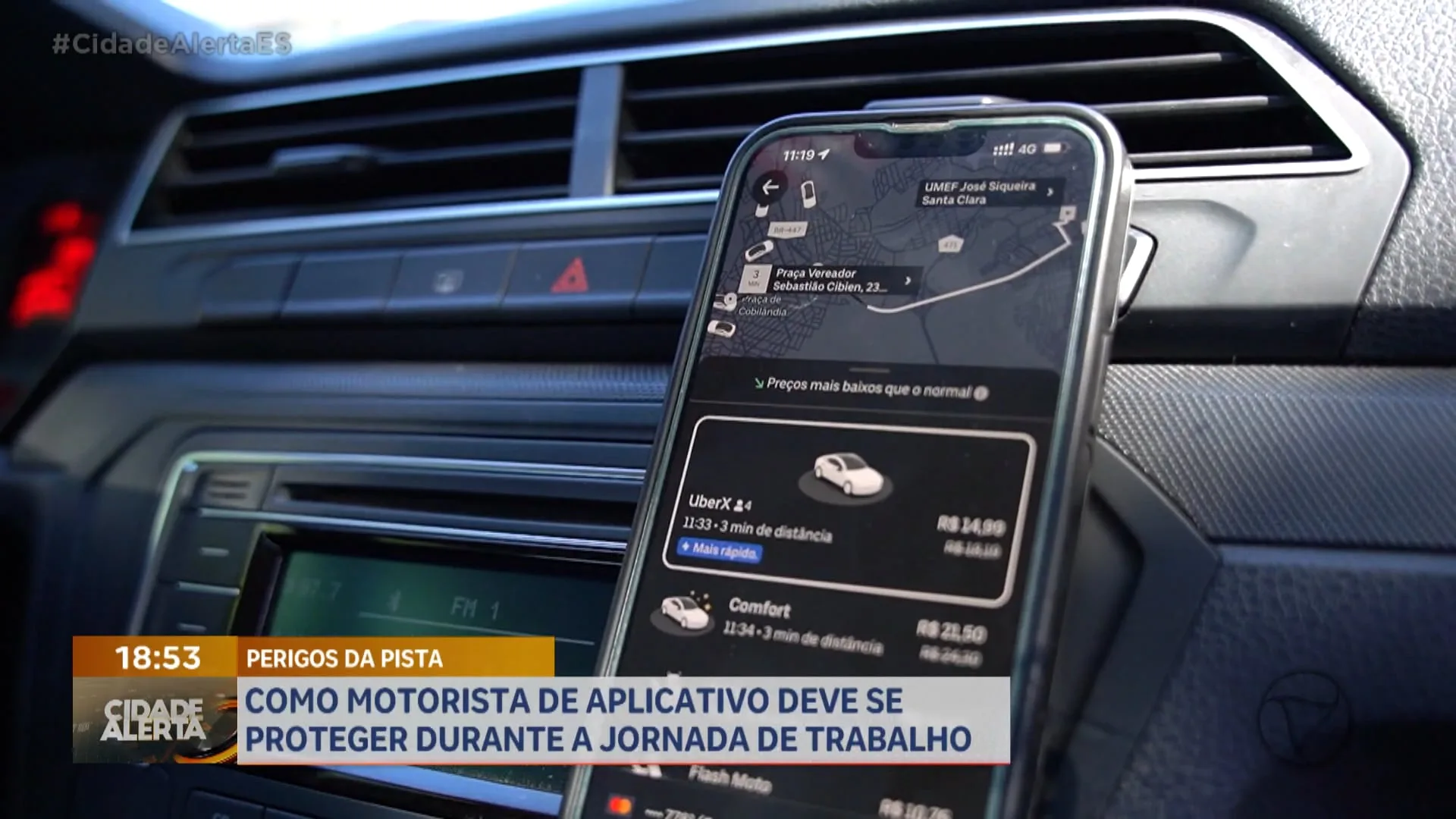 Motoristas de aplicativo são alvos fáceis de bandidos no dia a dia.