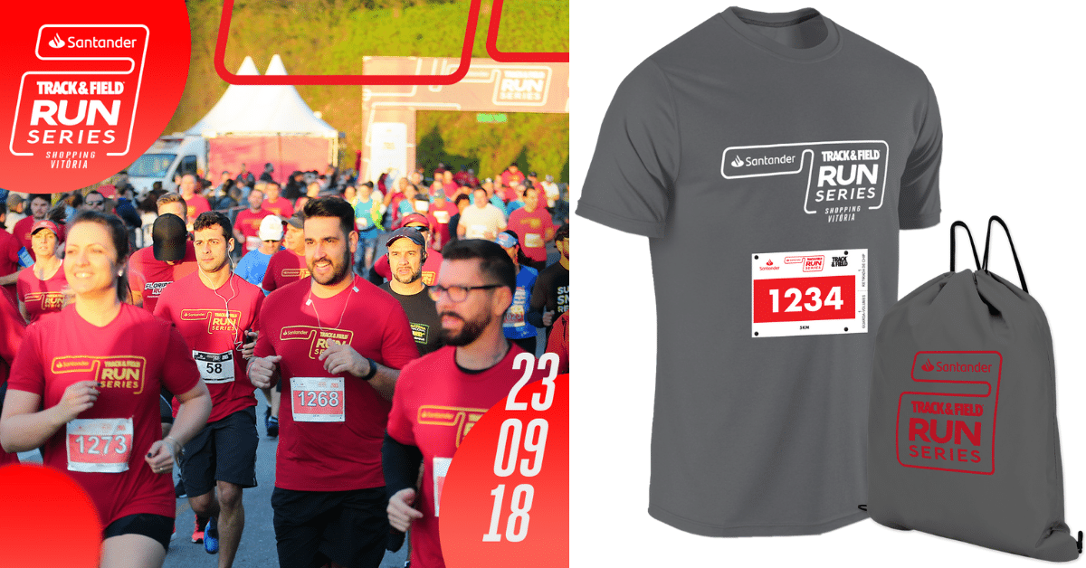 Blog Corrida de Rua sorteia kits da Santander Track&Field Run Series. Participe!