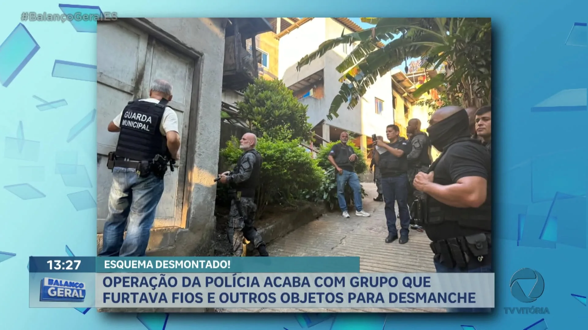 Operação da polícia acaba com grupo que furtava fios e outros objetos para desmache