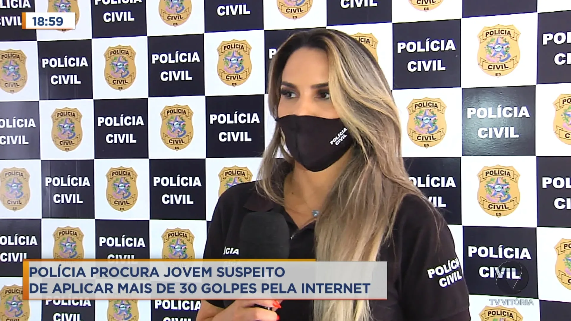 Polícia procura jovem suspeito de aplicar mais de 30 golpes pela internet