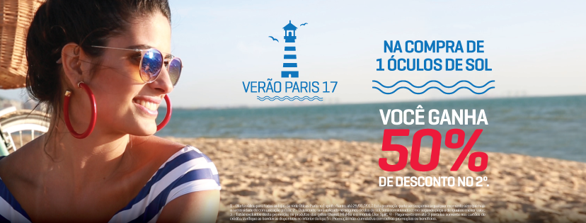 MP assina campanha de verão das Óticas Paris