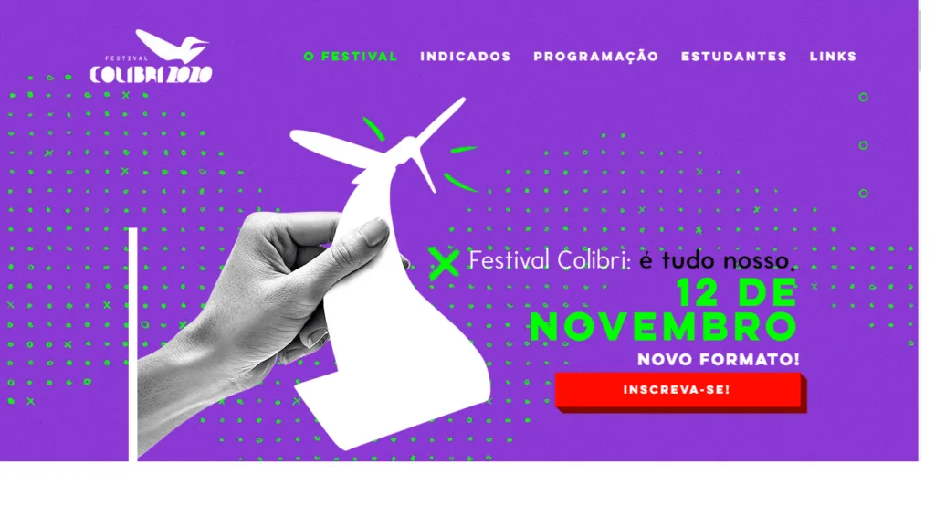 Festival Colibri 2020. Em novo formato, mas é tudo nosso !