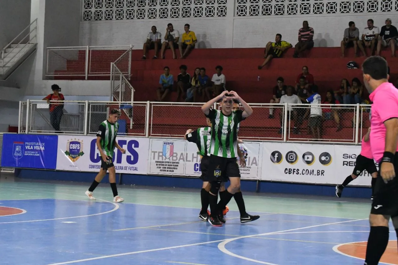 Santanense estreia com vitória e Saldanha é goleado na Taça Brasil de Futsal sub-17