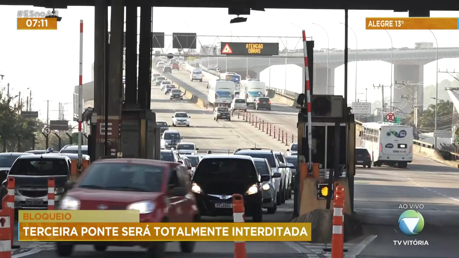 Terceira Ponte será totalmente interditada