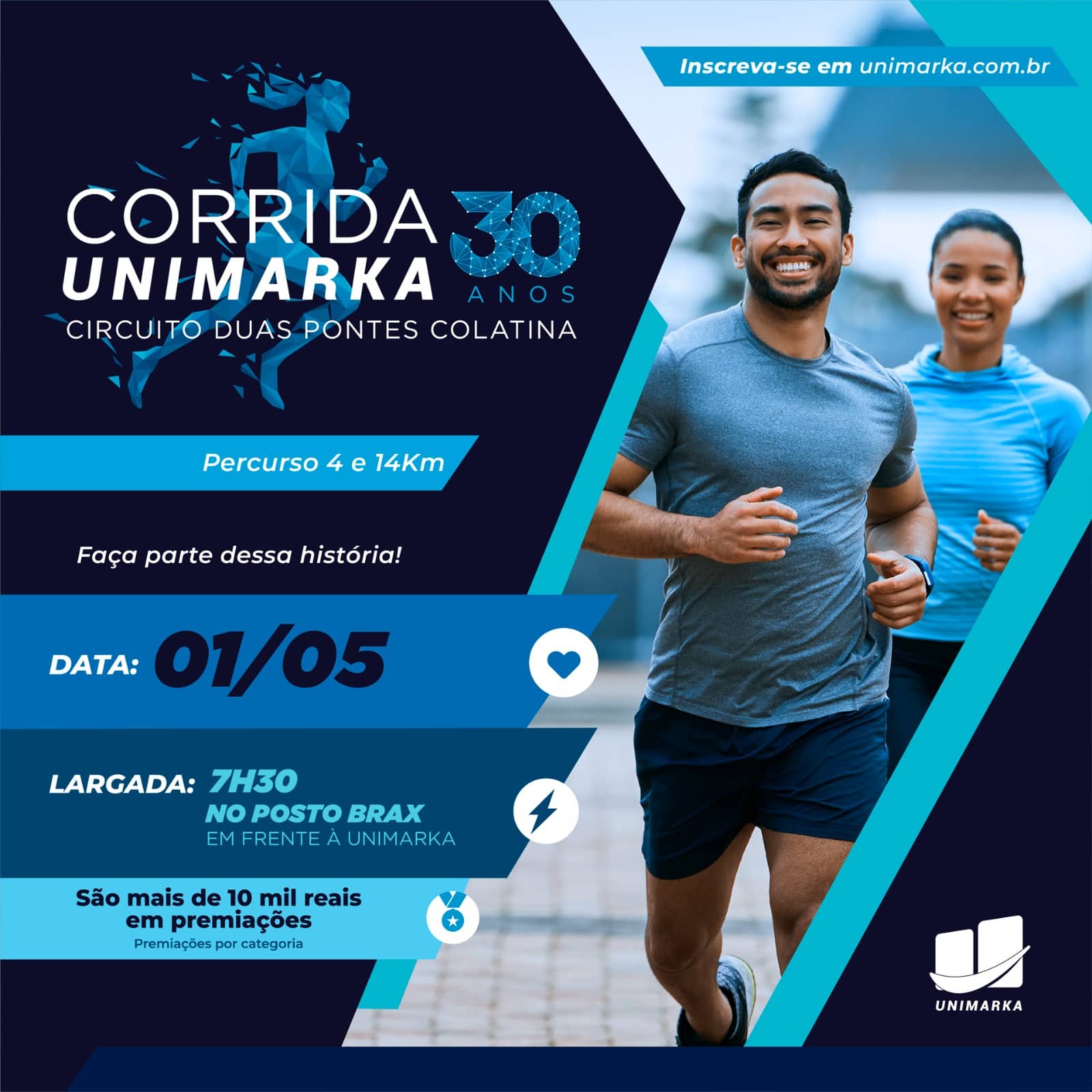 Corrida Unimarka - Circuito Duas Pontes vai movimentar Colatina