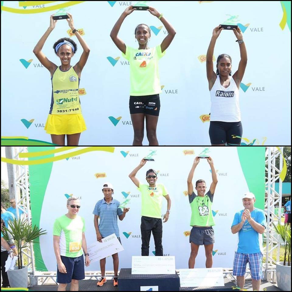 Casal carioca vence os 10km da Corrida Vale. Confira o resultado oficial da prova!