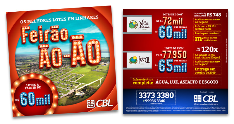 CBL anuncia feirão com campanha assinada pela Criativa