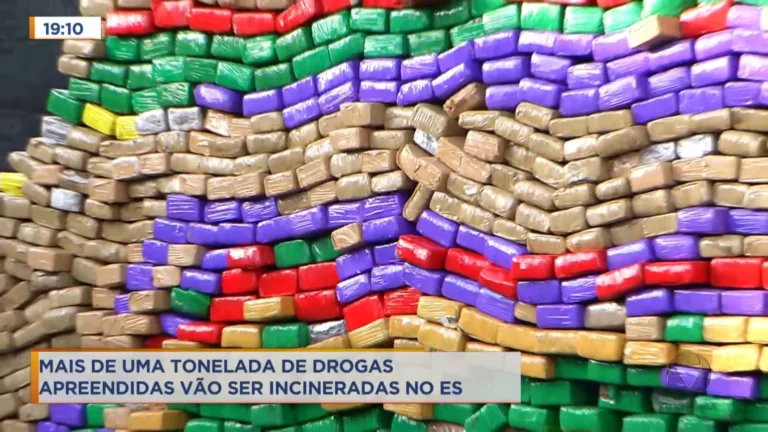 1.200Kg de drogas apreendidas nos últimos dois meses no ES são incinerados