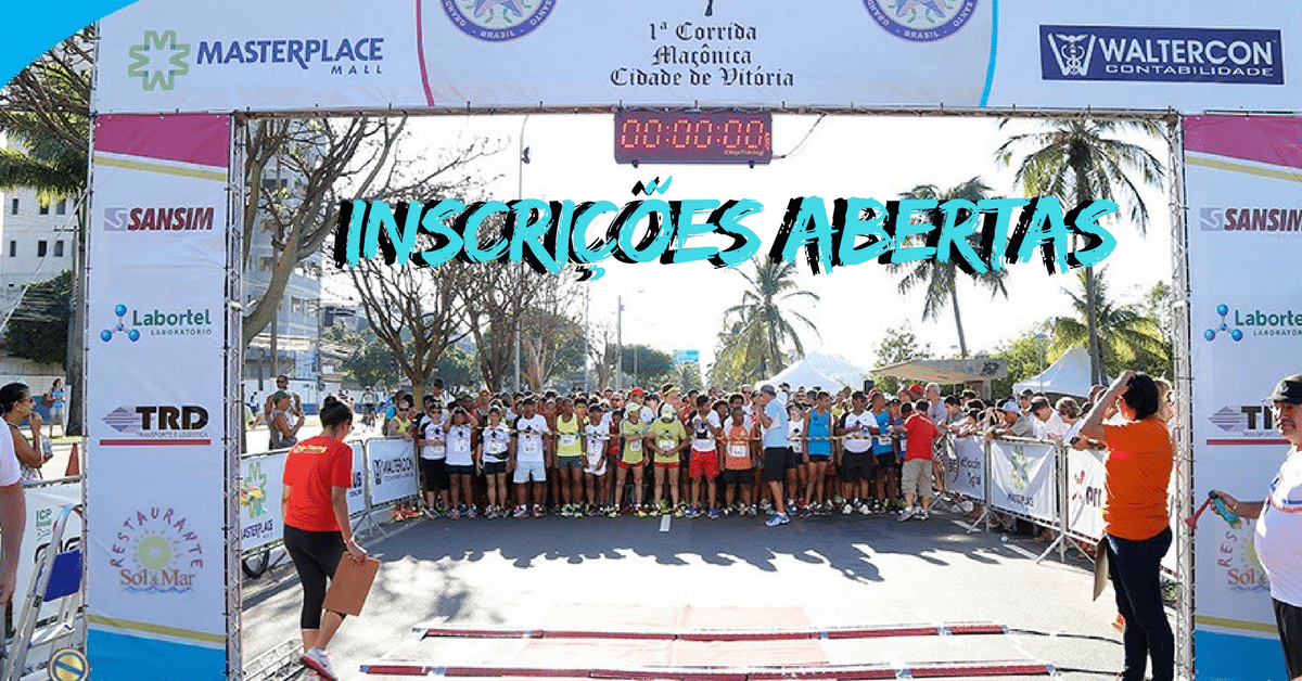 Garanta sua vaga na Corrida Maçônica Cidade de Vitória!