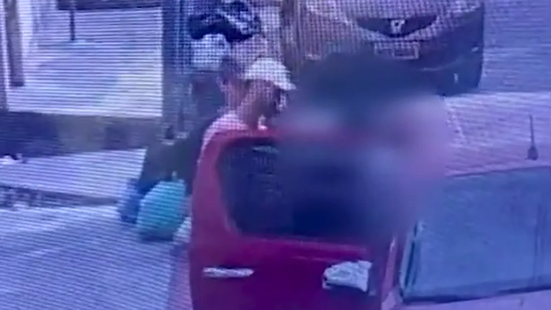 VÍDEO | Mulher é assaltada quando colocava filho de 2 anos em cadeirinha de carro em Cariacica